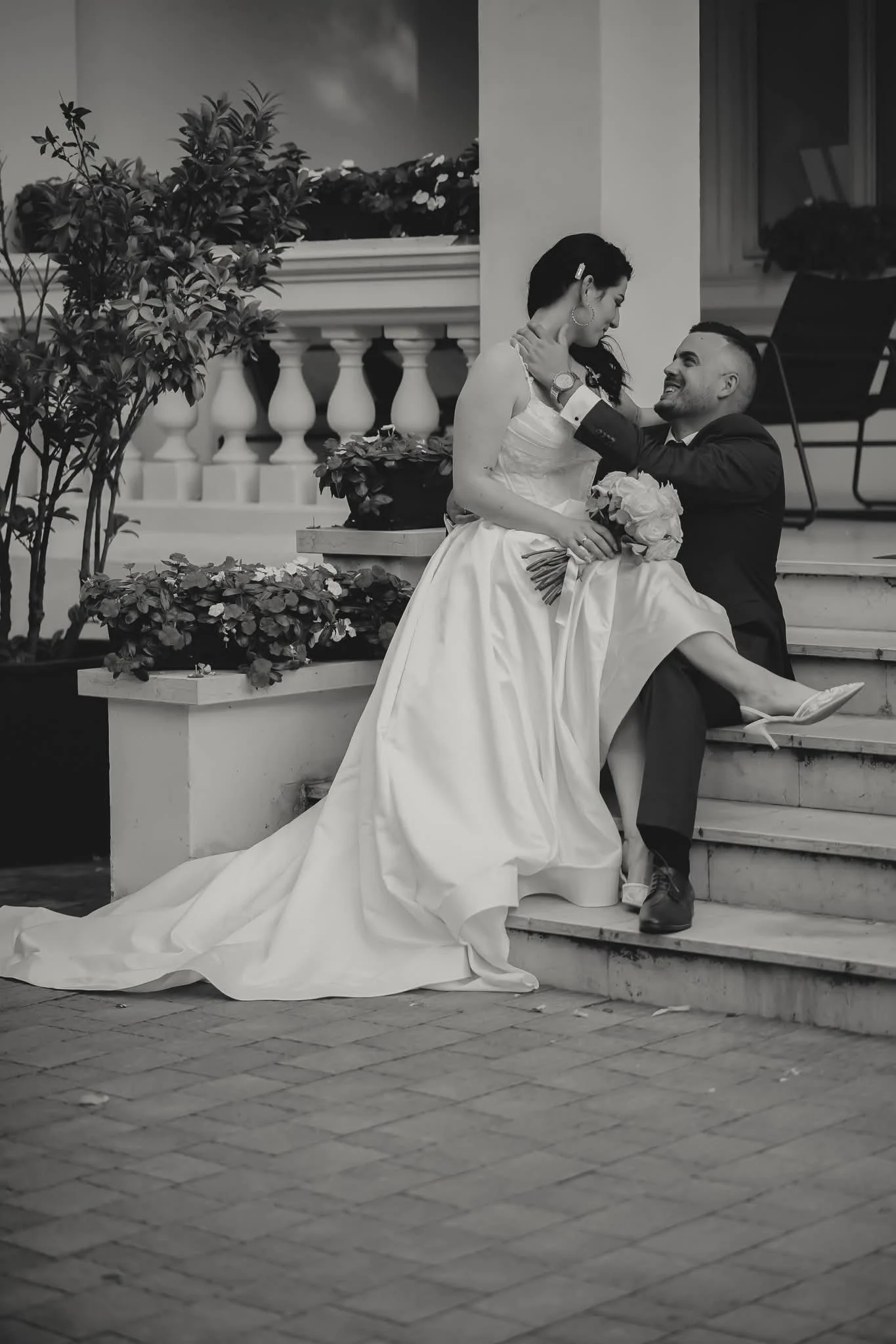 Fotografiranje mladenaca na lokaciji — fotografija 2